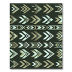 Geometric Arrow Array Khaki Rug