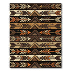Earthy Arrows Tribal Pattern Rug