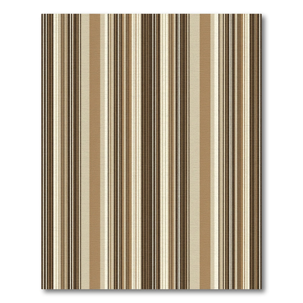 Subtle Vertical Stripes Warm Tones Rug