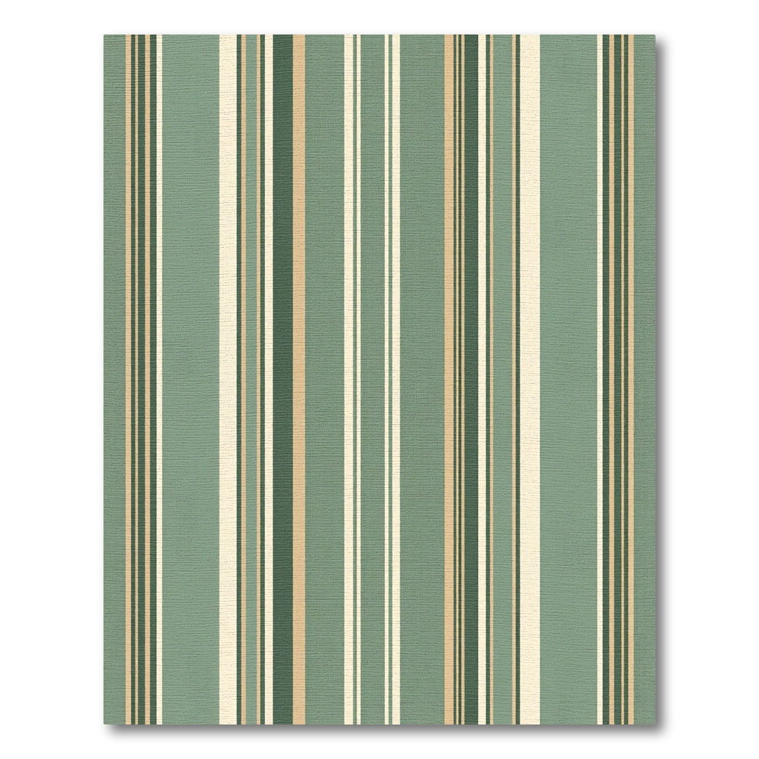 Sage Green Multi Stripe Rug