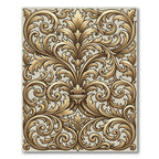 Ornate Gold Accanthus Scroll Rug