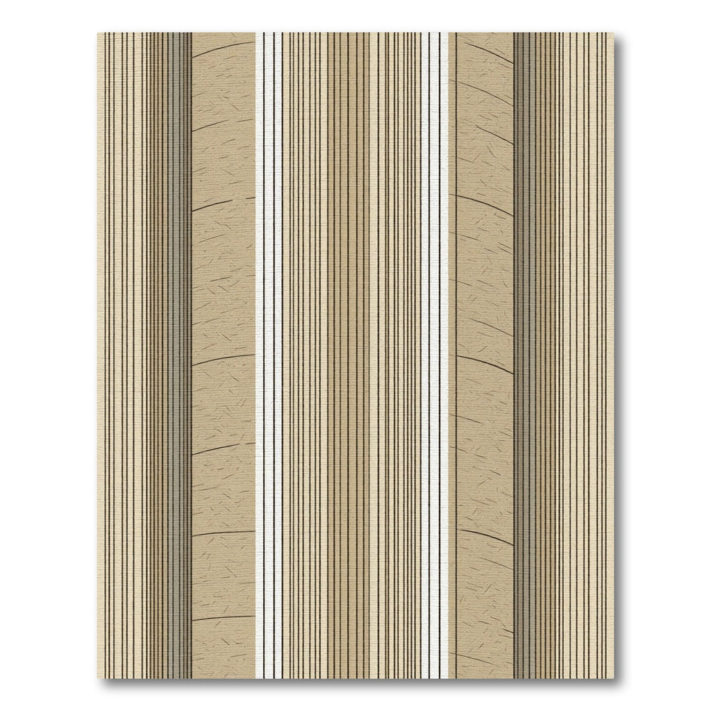 Earthy Vertical Stripe Texture Rug