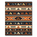 Geometric Southwestern Tent Earth Tone Rug