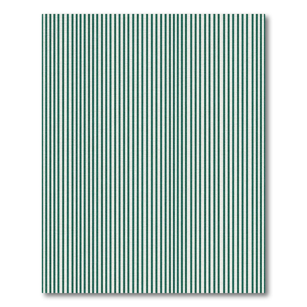 Deep Green Pine Stripe Rug