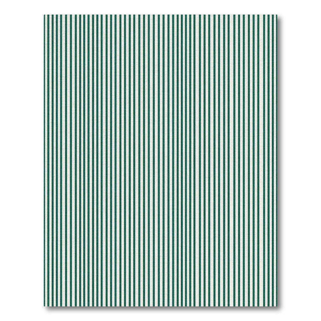 Deep Green Pine Stripe Rug