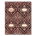 Damask Rose Scroll Work Rug