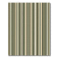 Olive Green Earth Tone Vertical Stripes Rug