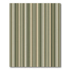 Olive Green Earth Tone Vertical Stripes Rug