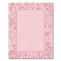 Blossom Vine Border Rose Pink Rug