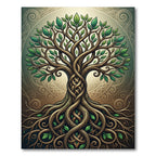 Intricate Celtic Tree of Life Rug