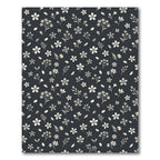 Whimsical Ivory Floral Scattered Composition Rug