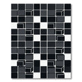 Monochromatic Cubed Illusion Rug