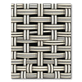Minimalist Neutral Cream Woven Texture Rug