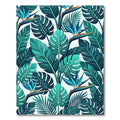Vibrant Tropical Leaf Bird of Paradise Rug