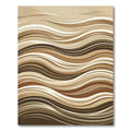 Undulating Stripes in Earthy Hues Rug