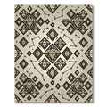 Golden Diamond Constellation Geometric Rug