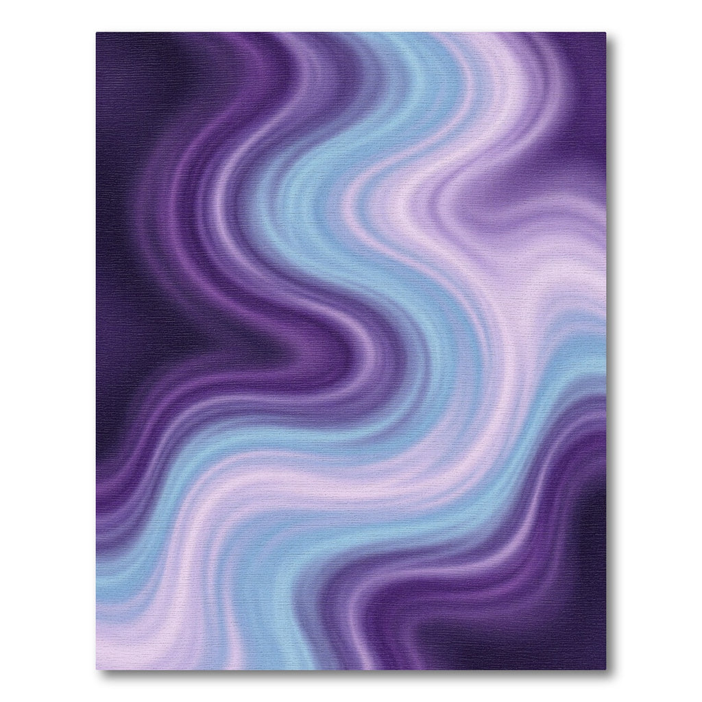 Purple Blue Swirl Marbled Rug