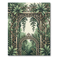 Vintage Garden Arch Trellis Ivy Rug
