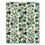 Teal Bloom Ivy Vine Rug