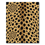 Golden Black Spot Swirl Rug