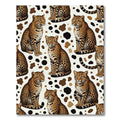 Leopard Spots Animal Spots Composed Rug