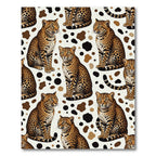 Leopard Spots Animal Spots Composed Rug