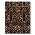 Wooden Lattice Gold Leaf Climbing Vine Rug