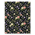 Vintage Rose Garden Floral Medley Rug