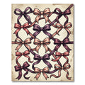 Vintage Ribbon Bow Lattice Art Rug