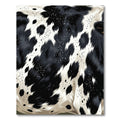 Monochromatic Abstract Cowhide Inspired Rug
