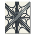 Modern Monochrome Abstract Highway Interchange Rug