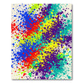 Vibrant Splatter Confetti Composition Rug