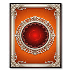 Ornate Crimson Centerpiece Medallion Rug