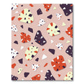 Modern Terrazzo Speckled Earthy Tones Rug
