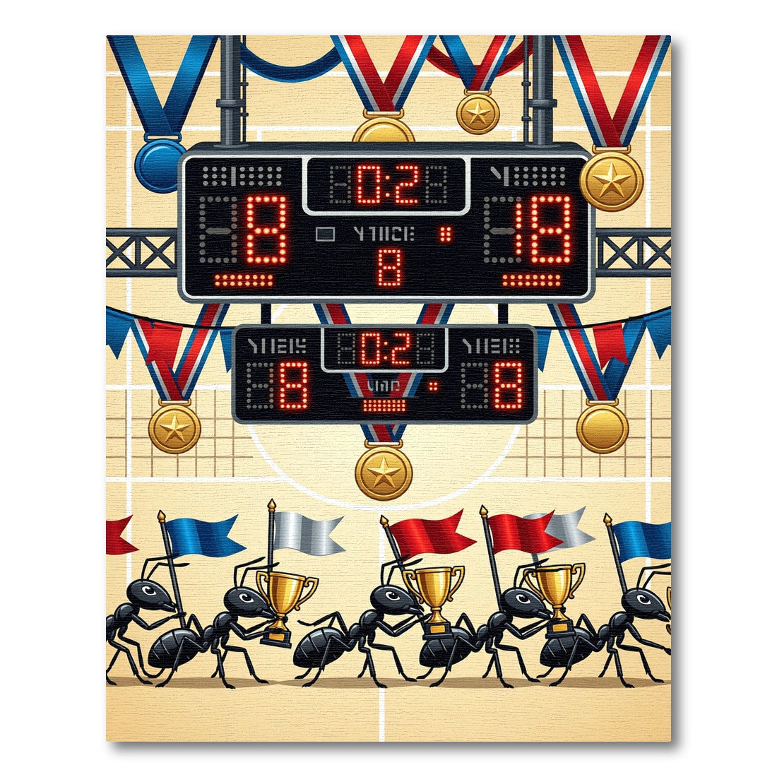 Victory Anthem Gold Medal Sport Rug