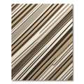 Earthy Stripe Contemporary Linear Rug