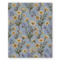 Pastel Field Daisy Floral Tapestry Rug