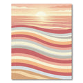 Sunset Serene Wave Colorblock Rug