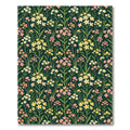 Dark Forest Botanical Meadow Floral Rug