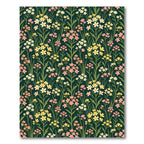 Dark Forest Botanical Meadow Floral Rug