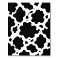 Black and White Organic Cowhide Spot Rug