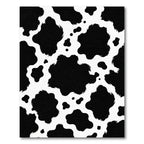 Black and White Organic Cowhide Spot Rug