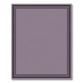 Muted Plum Double Striped Border Rug