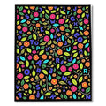 Alphabet Floral Bloom Composition Rug