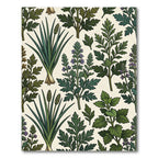 Green Foliage Botanical Floral Pattern Rug