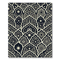 Midnight Ivory Geometric Floral Archways Rug