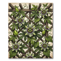 Botanical Passion Flower Trellis Rug