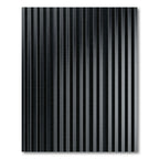 Dark Gray Vertical Ribbed Rug