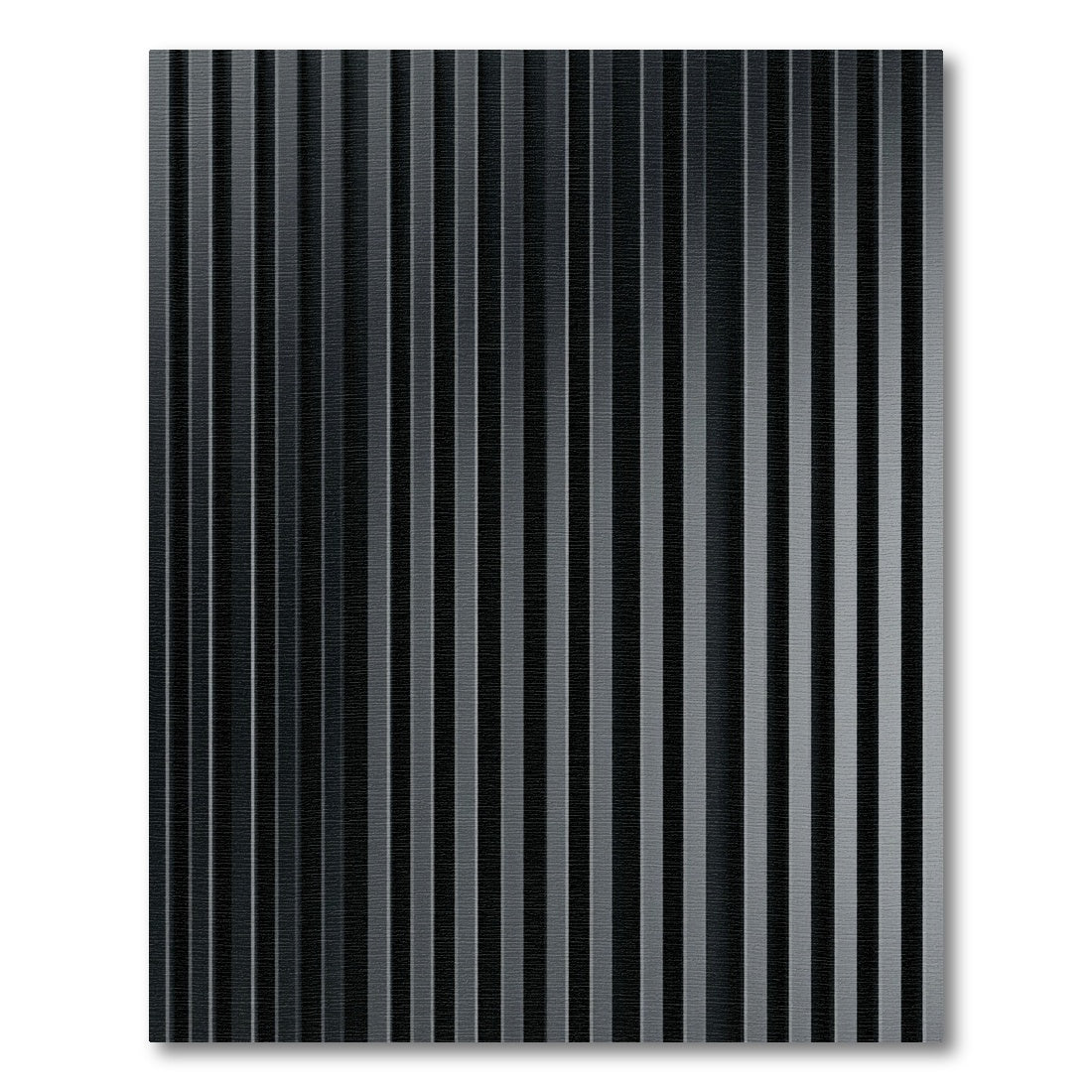 Dark Gray Vertical Ribbed Rug