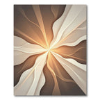 Radiant Golden Sunburst Waves Rug
